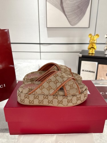 Gucci Platform Sandal Slippers Size 36-44