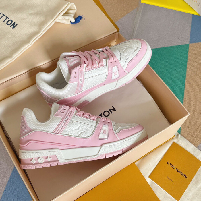 Louis Vuitton Trainer Monogram denim Sneaker Size 36-46 5-Color