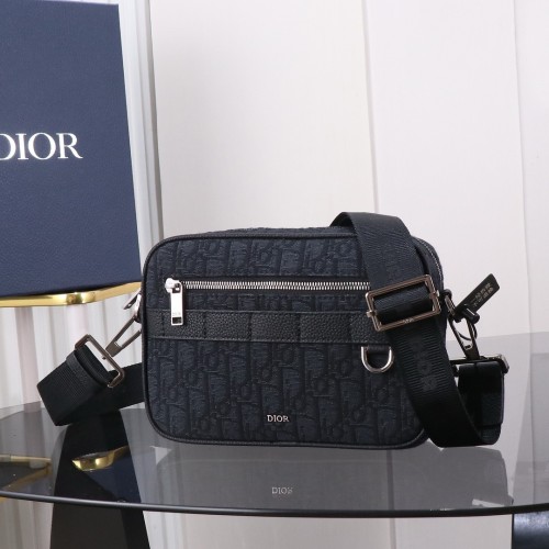 Dior Oblique Galaxy Men Shoulder Bags Size 22*15*6cm