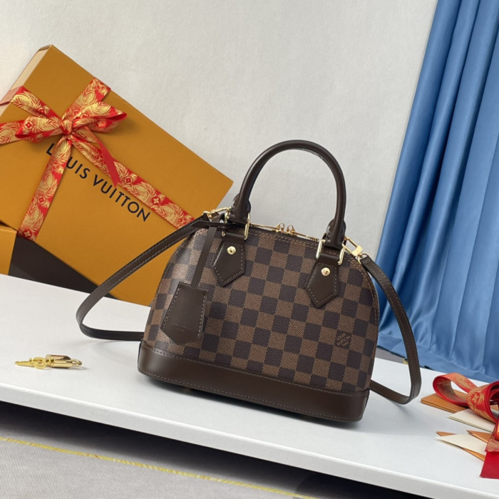 Louis Vuitton N41221 Alma Women Bags Size 23.5*17.5*11.5cm