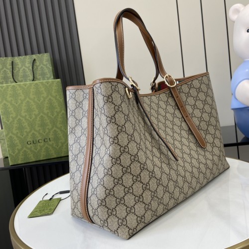 Gucci GG Emblem Women Shopping Bags Size 38*25*15cm