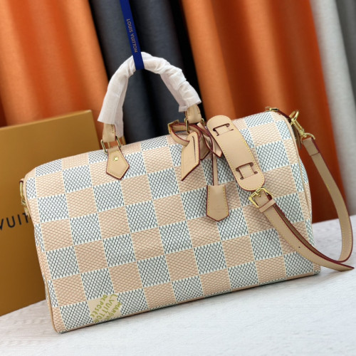 Louis Vuitton M24422 Speedy P9 Bandoulière 40 Monogram Leather Pharrell Williams Travel Bags Size 40*26*23cm