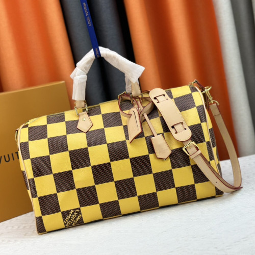 Louis Vuitton M24422 Speedy P9 Bandoulière 40 Monogram Leather Pharrell Williams Travel Bags Size 40*26*23cm