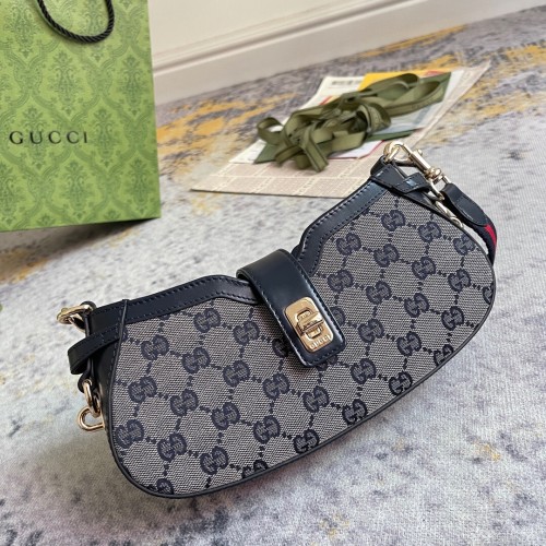 Gucci GG 786015 Moon side Women Shoulder Bags Size 24*12*5cm