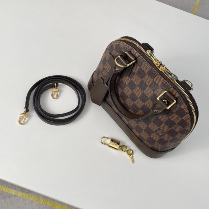 Louis Vuitton N41221 Alma Women Bags Size 23.5*17.5*11.5cm