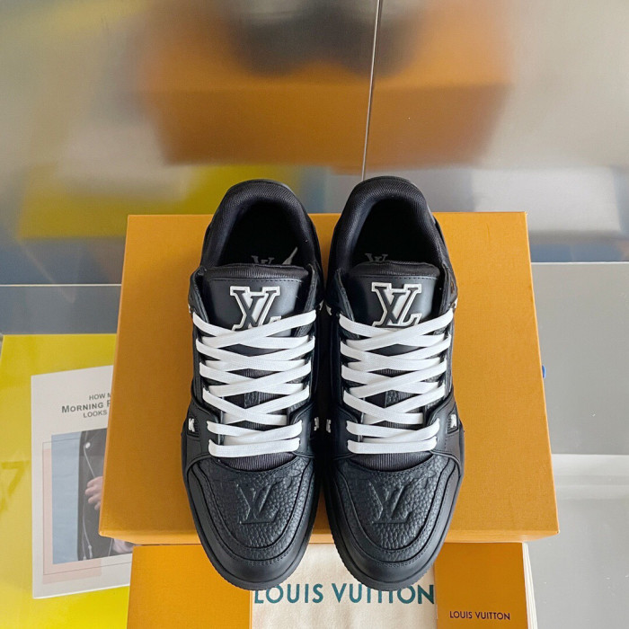 Louis Vuitton Trainer Monogram denim Sneaker Size 36-46 5-Color