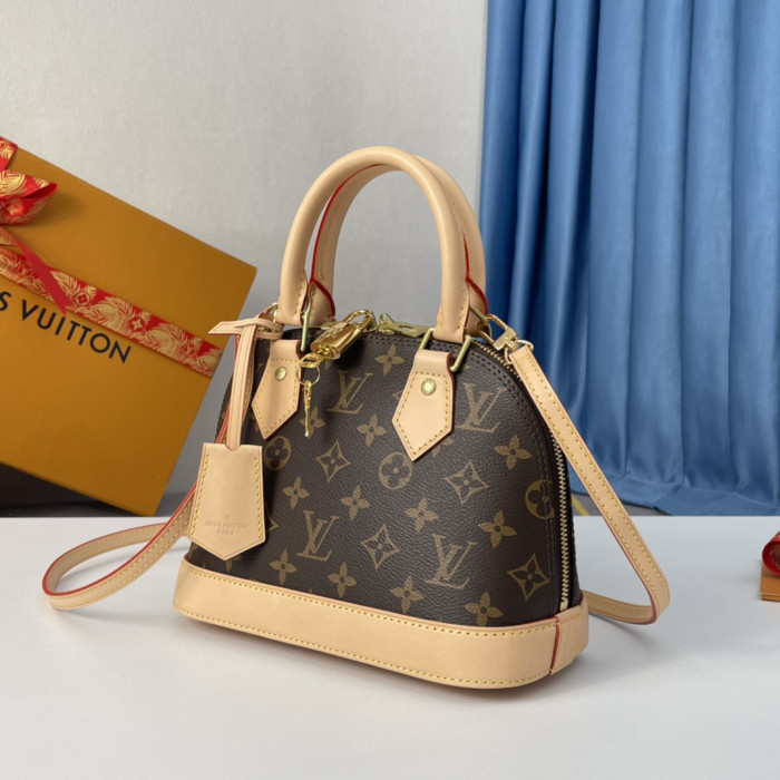 Louis Vuitton M53152 Alma Women Bags Size 23.5*17.5*11.5cm