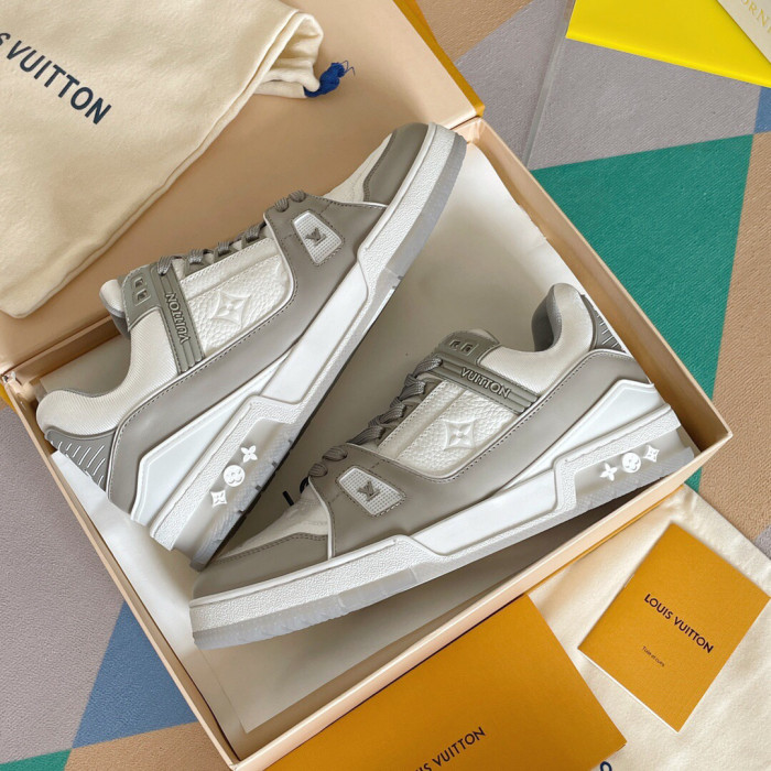 Louis Vuitton Trainer Monogram denim Sneaker Size 36-46 5-Color