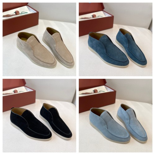 Loro Piana Unisex Loafers High Top Size 36-45