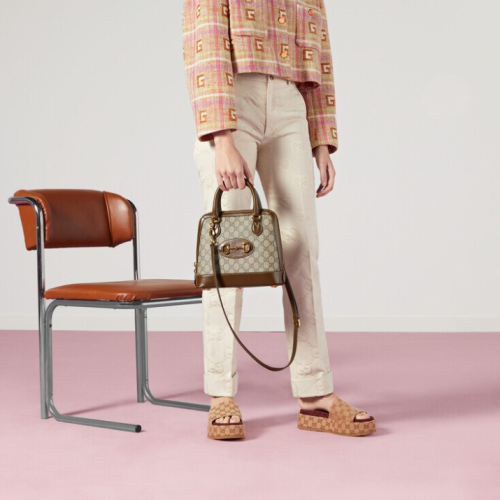 Gucci GG Horsebit 1955 Women Shoulder Bags 2-Size