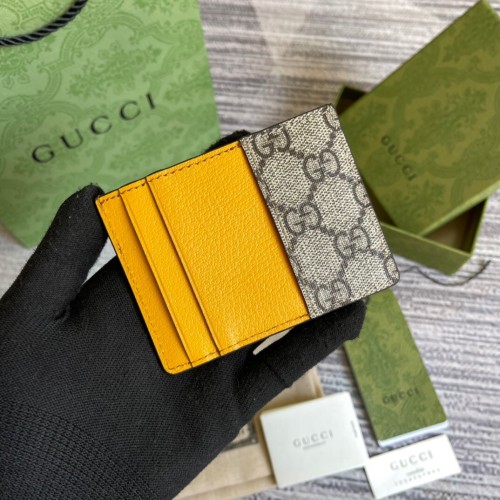 Gucci Neo Vintage GG Supreme card case Size 10*7cm Style: 597557