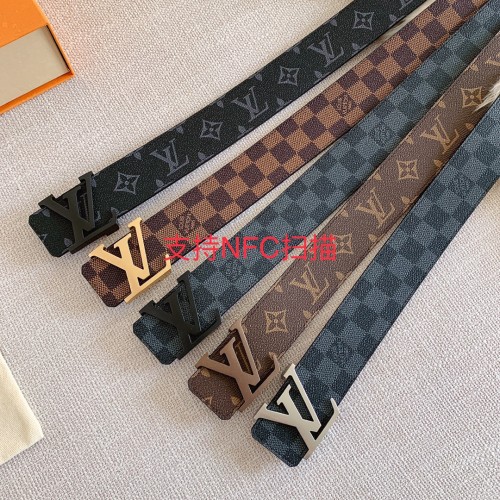 Louis Vuitton Men Belt Width 4cm