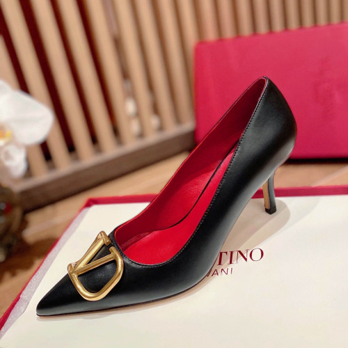 Valentino Vlogo Signature Calfskin Slingback Pumps Size 35-41 4-Color