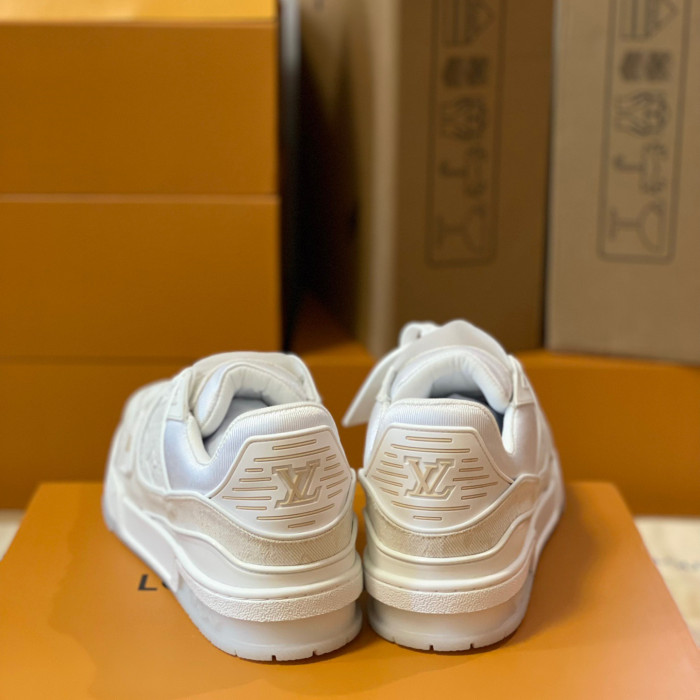 Louis Vuitton Trainer Monogram denim Sneaker Size 36-46  5-Color