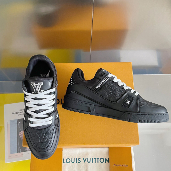 Louis Vuitton Trainer Monogram denim Sneaker Size 36-46 5-Color
