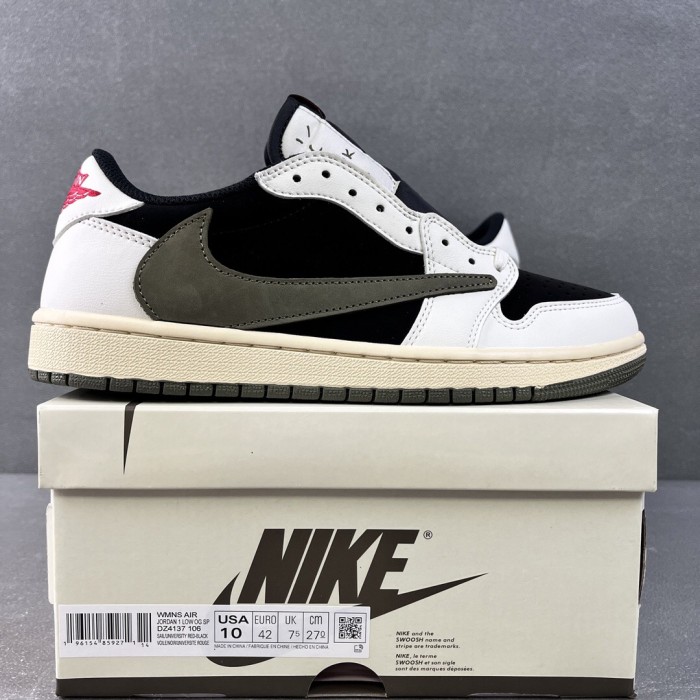 Nike Air Jordan 1 x Travis Scott Low Top Sneaker Shoes Gr. 36-46