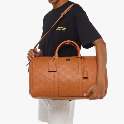 MCM Ottomar Weekender Bag in Visetos Size 45cm