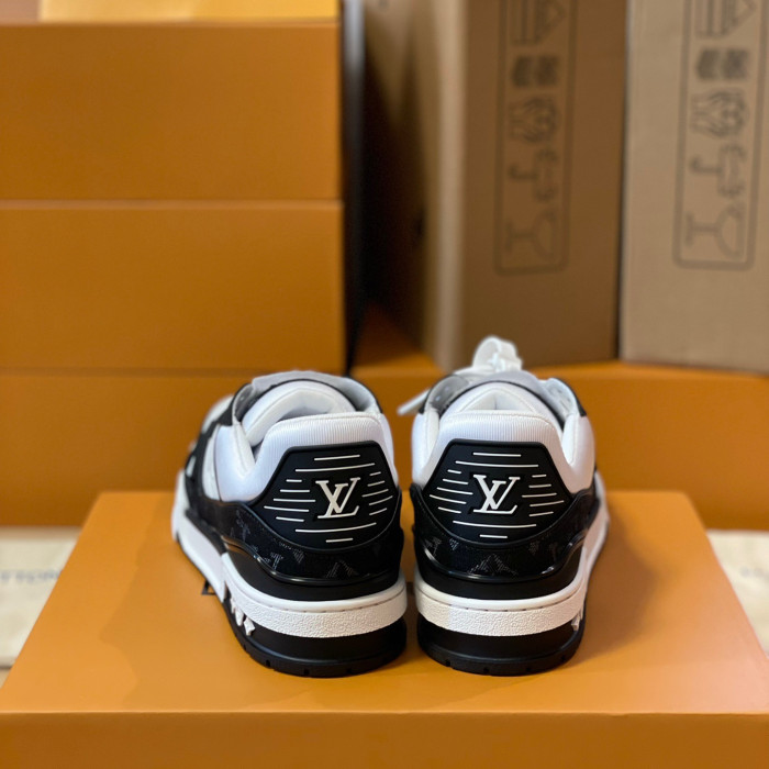 Louis Vuitton Trainer Monogram denim Sneaker Size 36-46  5-Color