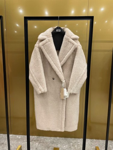 Max Mara Teddy fur long coat Size XS-M