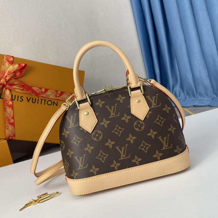 Louis Vuitton M53152 Alma Women Bags Size 23.5*17.5*11.5cm