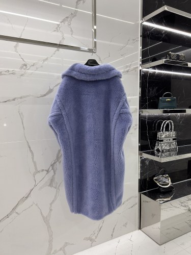 Max Mara Teddy fur long coat Size XS-M