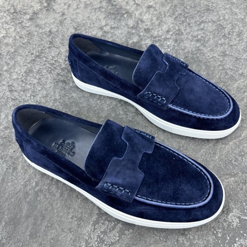 Hermes Job Unisex Loafers Size 35-46