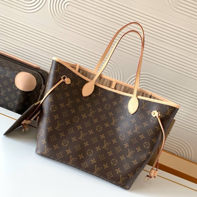 Louis Vuitton M46975 Neverfull MM Tote Bag Size 31*28*14cm
