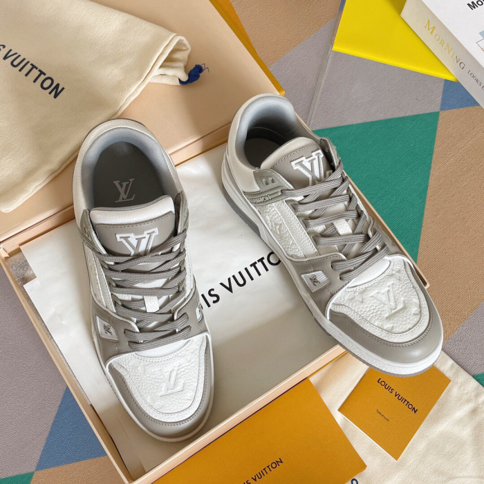 Louis Vuitton Trainer Monogram denim Sneaker Size 36-46 5-Color