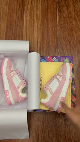 Louis Vuitton Trainer Monogram denim Sneaker Size 36-46 5-Color