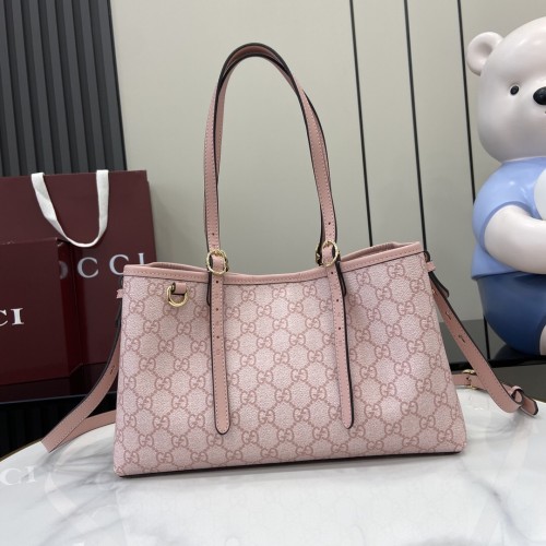 Gucci GG Emblem Women Shopping Bags Size 30*18*11cm