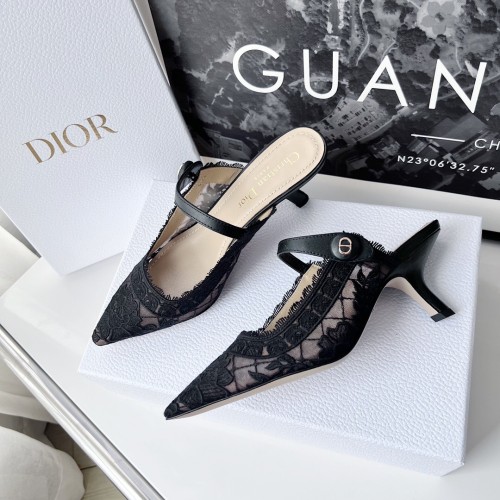 Dior Capture Heeled Mule Pumps Size 35-40