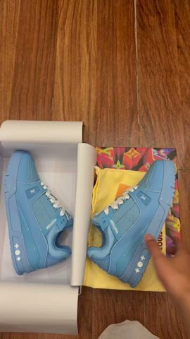 Louis Vuitton Trainer Monogram denim Sneaker Size 36-46 5-Color