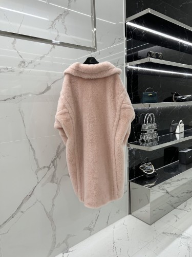 Max Mara Teddy fur long coat Size XS-M