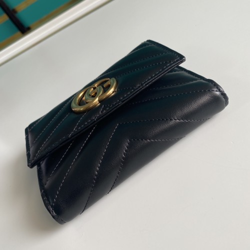 Gucci GG Marmont Women Mens Wallet Purse 12.5*10*3cm