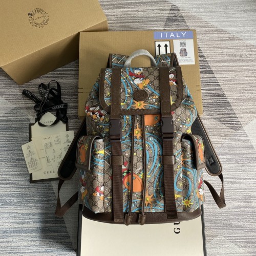 Gucci Mens/Women Outdoor Backpack Bags Rucksack 44*34.5*12.5cm