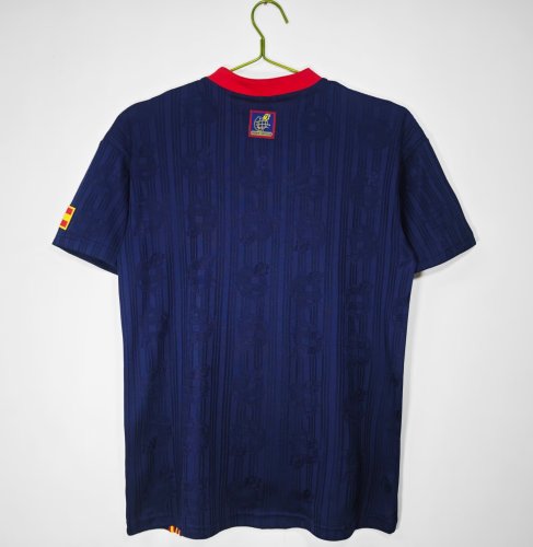 1996 Spain Away Retro Soccer Jersey