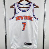 2018-19 KNICKS ANTHONY #7 White Top Quality Hot Pressing NBA Jersey