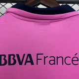 2013-2014 Boca Juniors Pink Retro Soccer Jersey