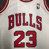 1998 BULLS JORDAN #23 White Retro Top Quality Hot Pressing NBA Jersey