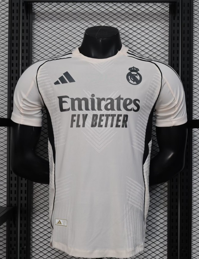 25-26 RMA White Special Edition Player Version Soccer Jersey