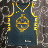 2018 WARRIORS YOUNG #6 Black Gray Top Quality Hot Pressing NBA Jersey