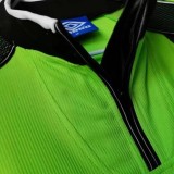 1998-1999 Man Utd Green Goalkeeper Long Sleeve Retro Soccer Jersey