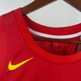 2018-2019 Indiana Pacers HALIBURTON #0 Red Retro Top Quality Hot Pressing NBA Jersey