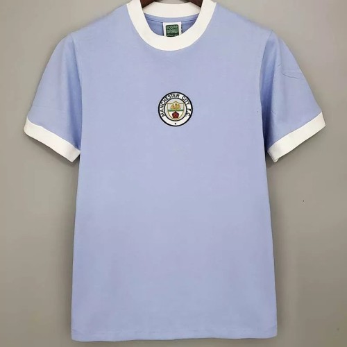 1972 Man City Home Retro Soccer Jersey