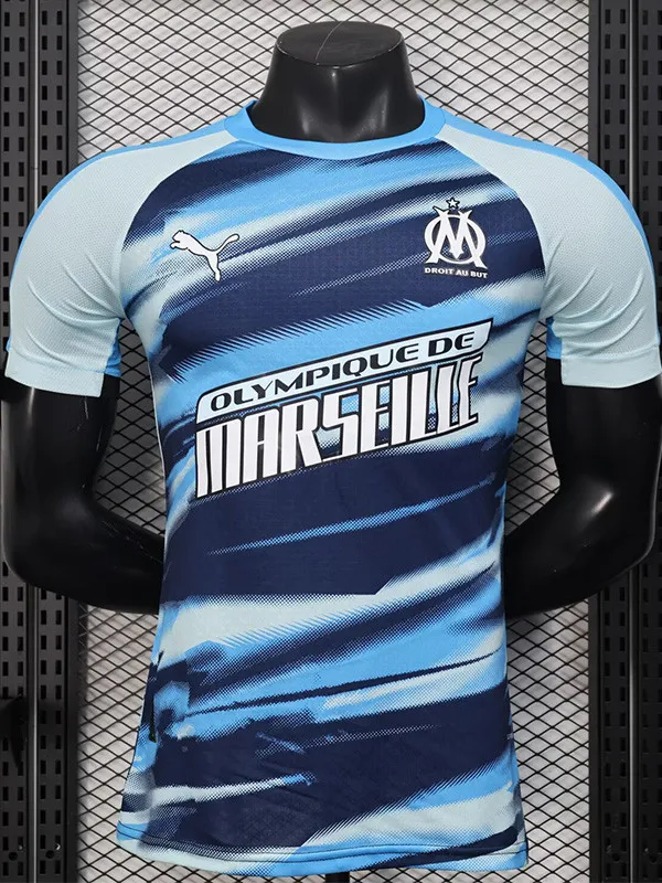 25-26 Marseille Blue Special Edition Player Version Training shirts