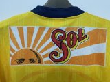 1998-1999 Club America Yellow Retro Soccer Jersey