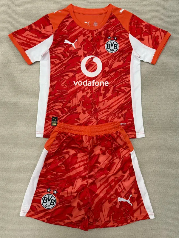 25-26 Dortmund Orange Goalkeeper Adult Suit 1:1 Thai Quality