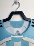 2006-2007 Argentina Home Long Sleeve Retro Soccer Jersey