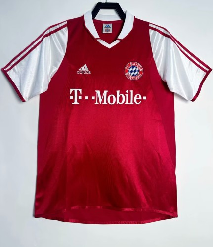 2003-2004 Bayern Home Retro Soccer Jersey