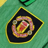 1992-1994 Man Utd Third Green Retro Soccer Jersey